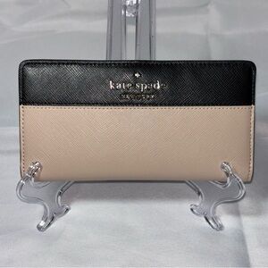 Kate Spade Staci Large Slim Bifold Colorblock Wallet